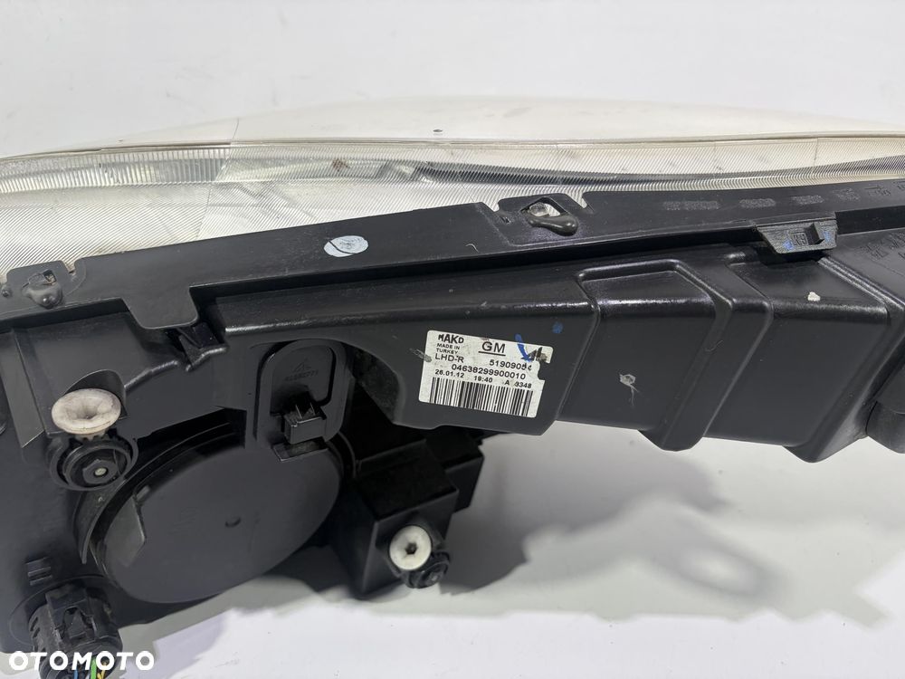 Fiat doblo ii opel combo d lampa przód przednia prawa europa - 7