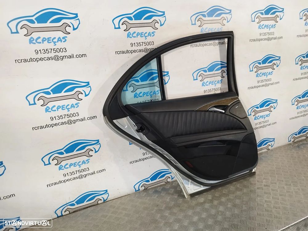PORTA TRASEIRA TRÁS ESQUERDA MERCEDES BENZ CLASS CLASSE E W211 A2117300105 2117300105 FECHO ELEVADOR MOTOR PUXADOR - 6