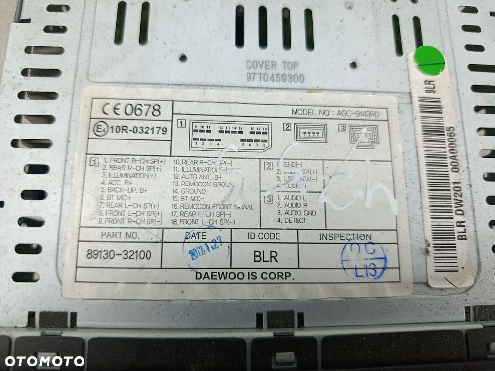 RADIO FABRYCZNE SSANGYONG KYRON 89130-32100 SSANGYONG  DAEWOO - 5