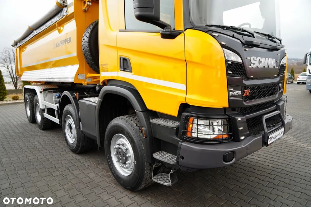 Scania P 450 XT  / 8x6 / WYWROTKA TYLNOZSYPOWA / OPTICRUISE / OPONY 100% /  EURO 6 - 11