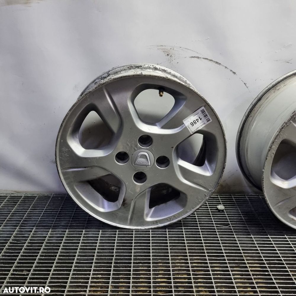 Jante aliaj Dacia Dacia Logan II MCV 2013 - 2016 (1486) R15 ET40 4X102 - 2