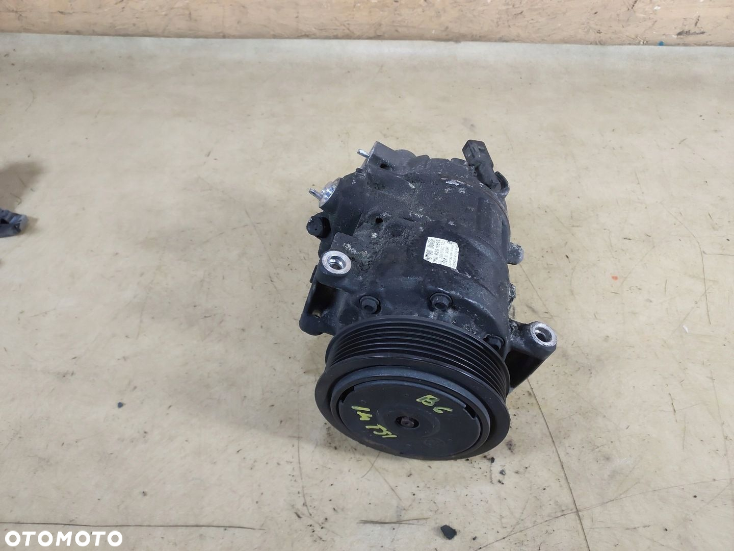 PASSAT B6 TOURAN 1.4 TSI KOMPRESOR SPRĘŻARKA KLIMATYZACJI 1K0820859T - 2