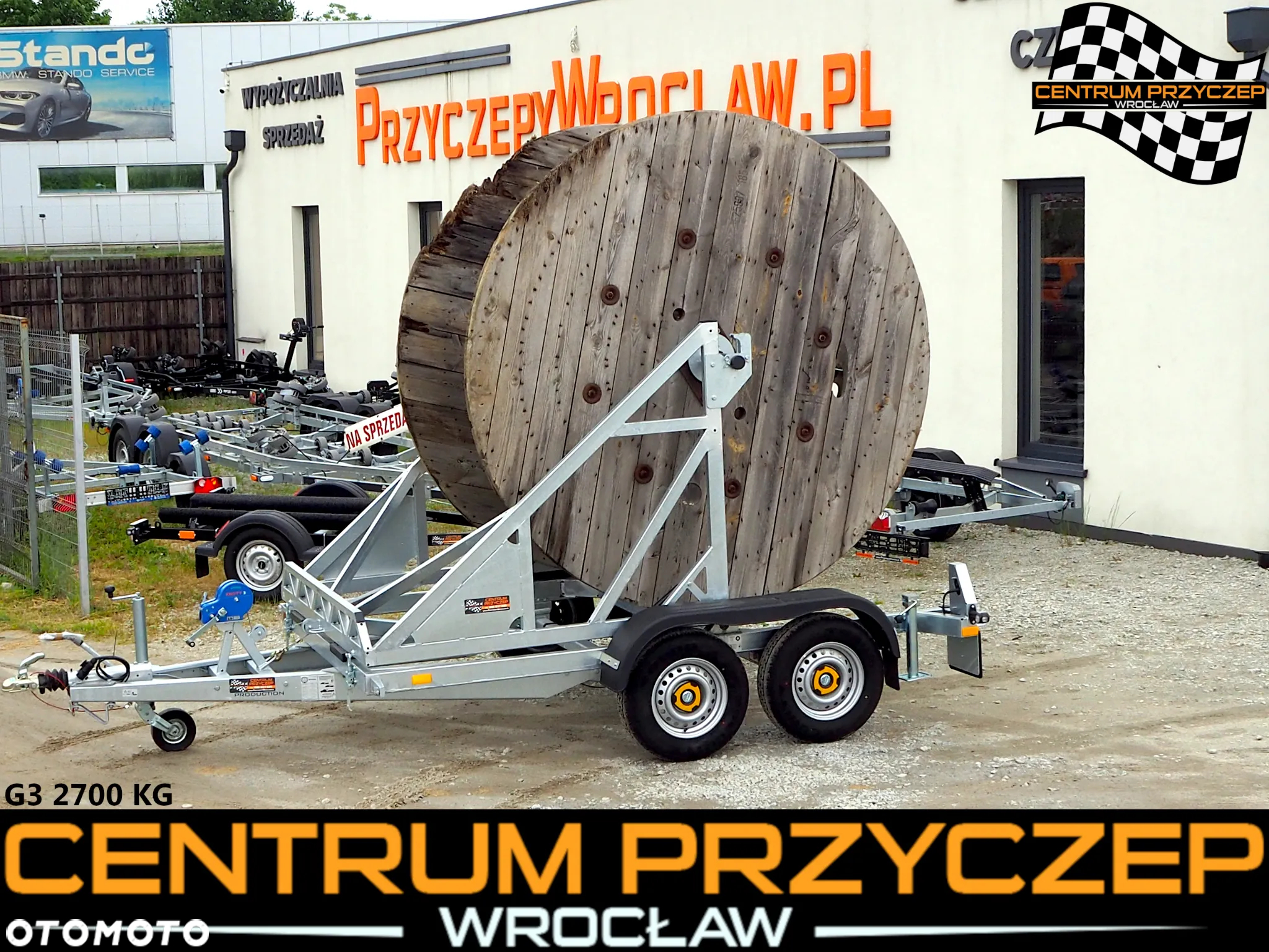 Inny PRZYCZEPA KABLOWA / 1 OŚ / 2 OSI / DMC: OD 750 KG DO 2700 KG - 21