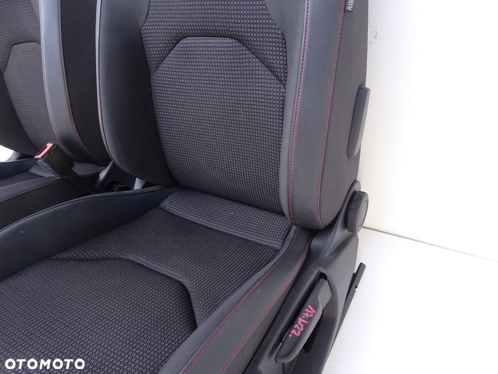 FOTELE FOTEL KOMPLET PÓŁSKÓRA SKÓRA KANAPA SEAT LEON III 5F FR 5D HB - 9
