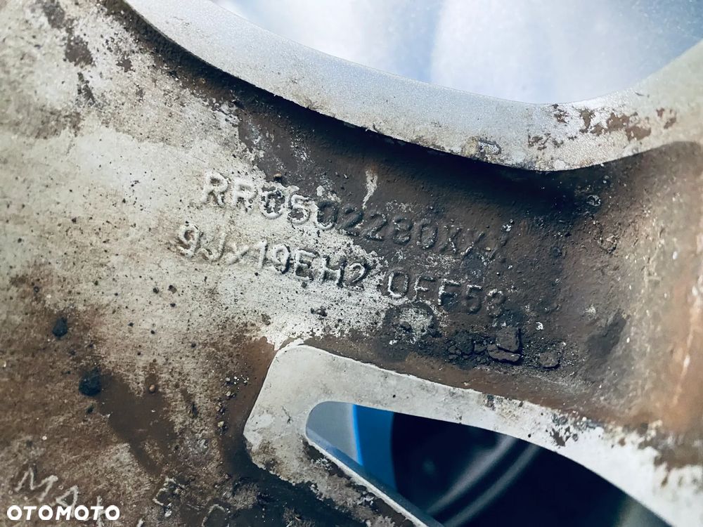 KOŁA KOŁO 19 FELGA ALUMINIOWE ALUSY FELGA 19" x 9J  5X120 ; 72,6mm ET53 KOMPLET ; OPONY ZIMA ZIMOWE ; LAND RANGE ROVER SPORT RANGE ROVER III L322 ; RRC502280XXX ORYGINAŁ - 13
