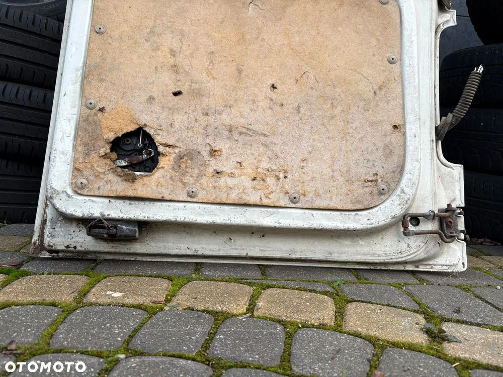 Maska drzwi skrzydła przesuwne zderzak przód VW caddy 03-10 białe - 11