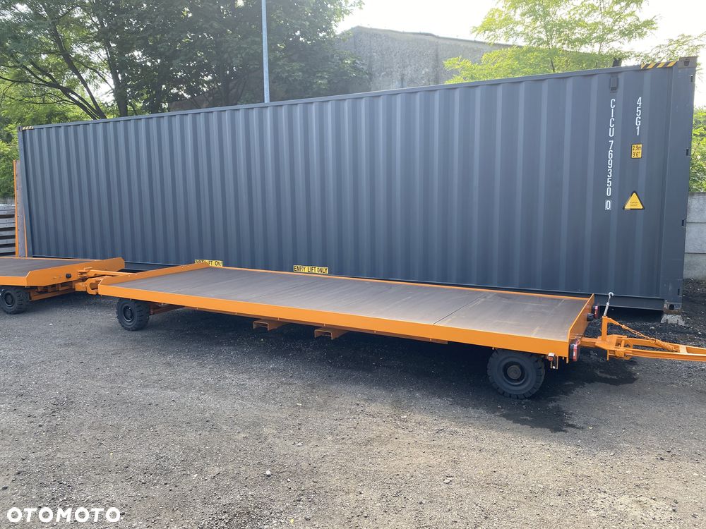 Ackermann Kampmann + Aretz KAMPA niemiecka przyczepa przemysłowa 6 ton  190x550cm dach + plandeka firanka, jak NOWA pociąg transportowy - 33