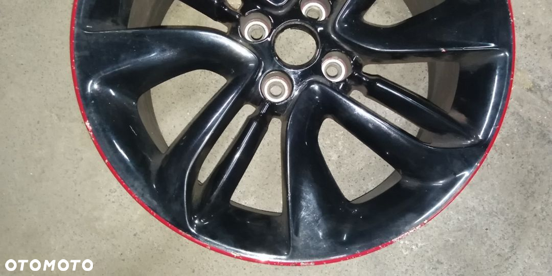 OPEL CORSA OPC felga 17X7 ET44 4x100 BLACK/RED AAC1 - 3
