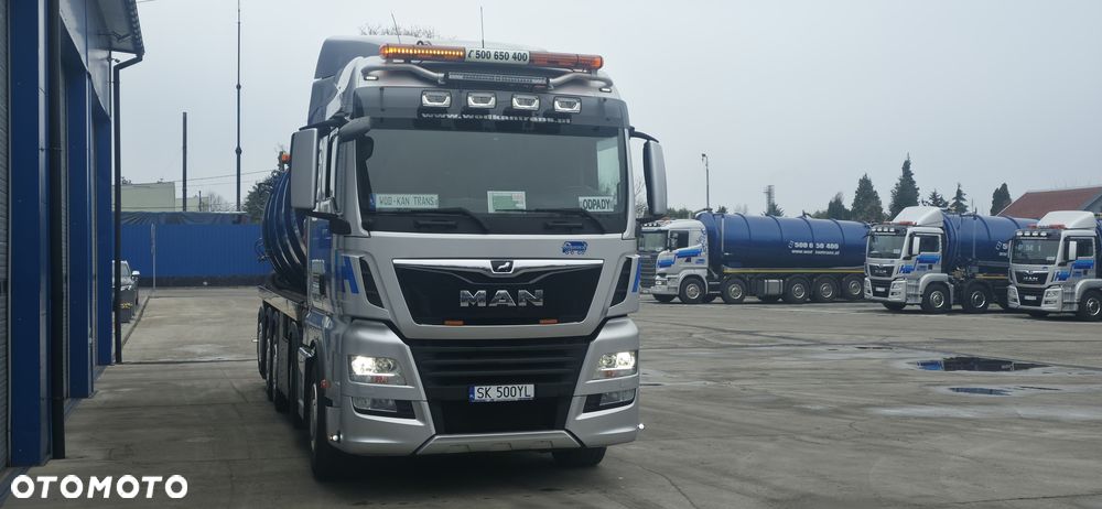 MAN TGX 43.580 10x4 asenizacyjny cysterna 32m3 DEMAG beczka zabudowa 2024 - 4