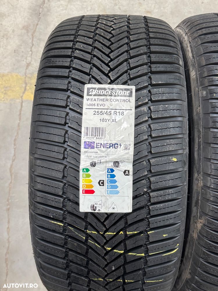 Vând 2 anvelope 255/45/18 bridgestone allseason noi - 2