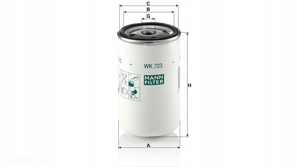 mann-filter filtr paliwa deutz / fendt farmer - 3