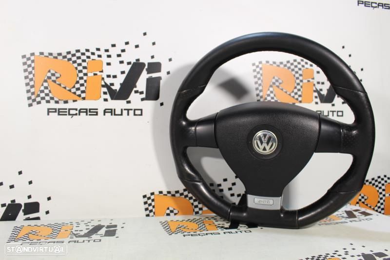 Volante Volkswagen Golf V (1K1)  Volante Vw Golf 5 Gti Flat Bottom - 1