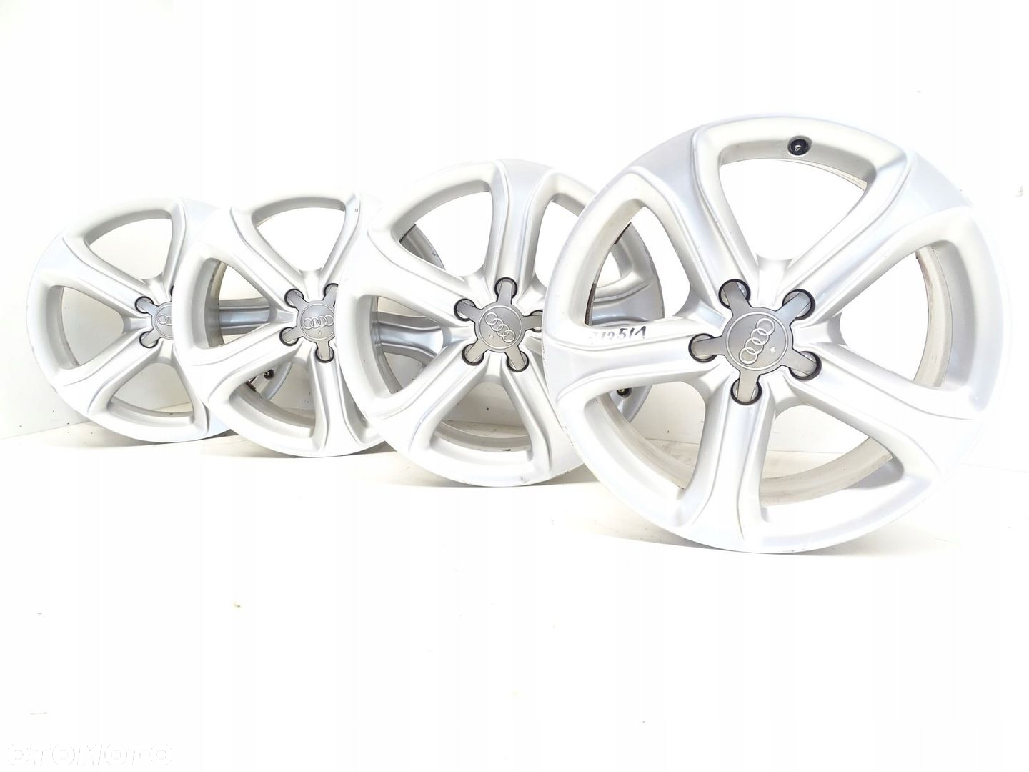 4X ALUFELGI FELGI AUDI A4 B8 A5 A6 5X112 7,5JX17 ET45 8K0601025BK - 2