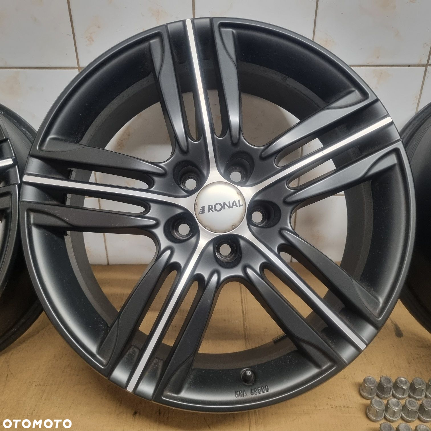 Alufelgi 18" Ronal 5x108 Ford ET40 7,5Jx18H2 + czujniki - 4