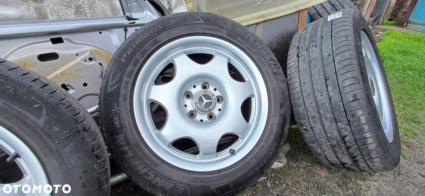 MERCEDES W211 W220 FELGI 16 ALUFELGI OPONY KOŁA 225/55 R16 MICHELIN PRIMACY - 7