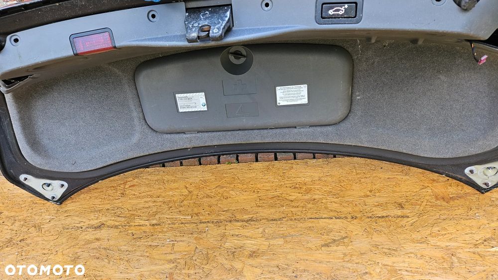 BMW 7 E65 LIFT Klapa bagażnika Czarna SCHWARZ 2 668 - 12