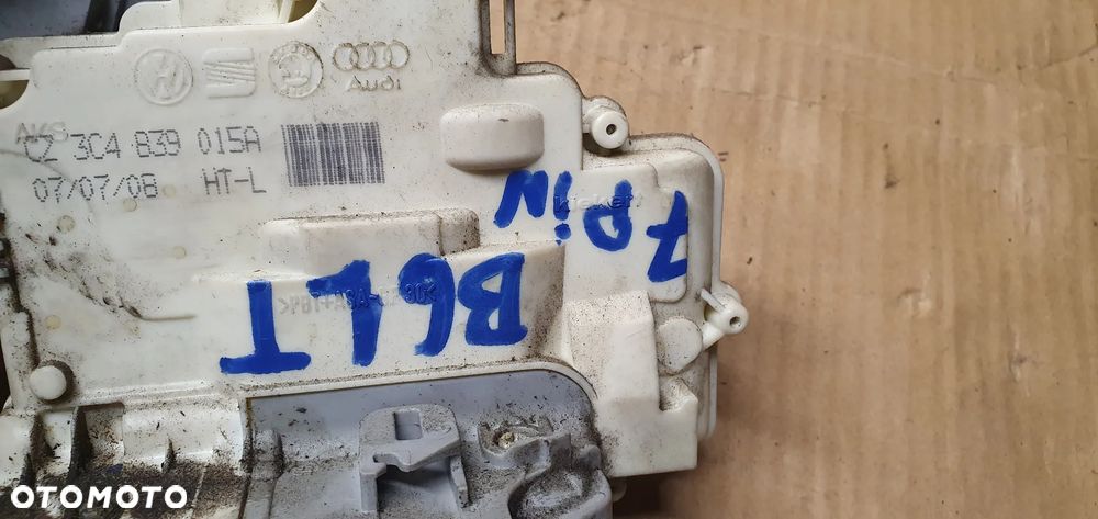 Zamek drzwi lewy tył tylny VW Passat B6 3C4839015A - 7
