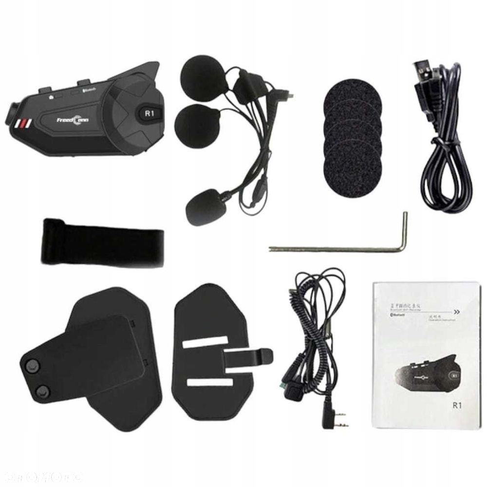 Freedconn R1 Plus E interkom kamera full HD WiFi - 3
