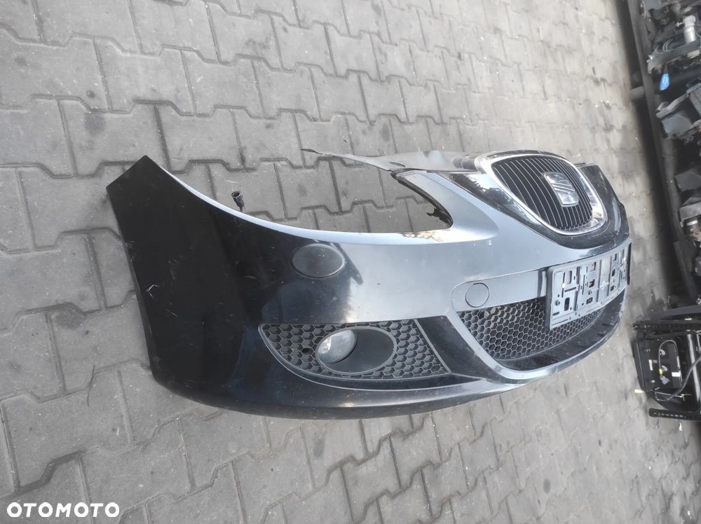 ZDERZAK PRZÓD PRZEDNI SEAT LEON 2 LC9Z CZARNY SPRYSKI XENON HALOGEN WYSYŁKA !!! - 2