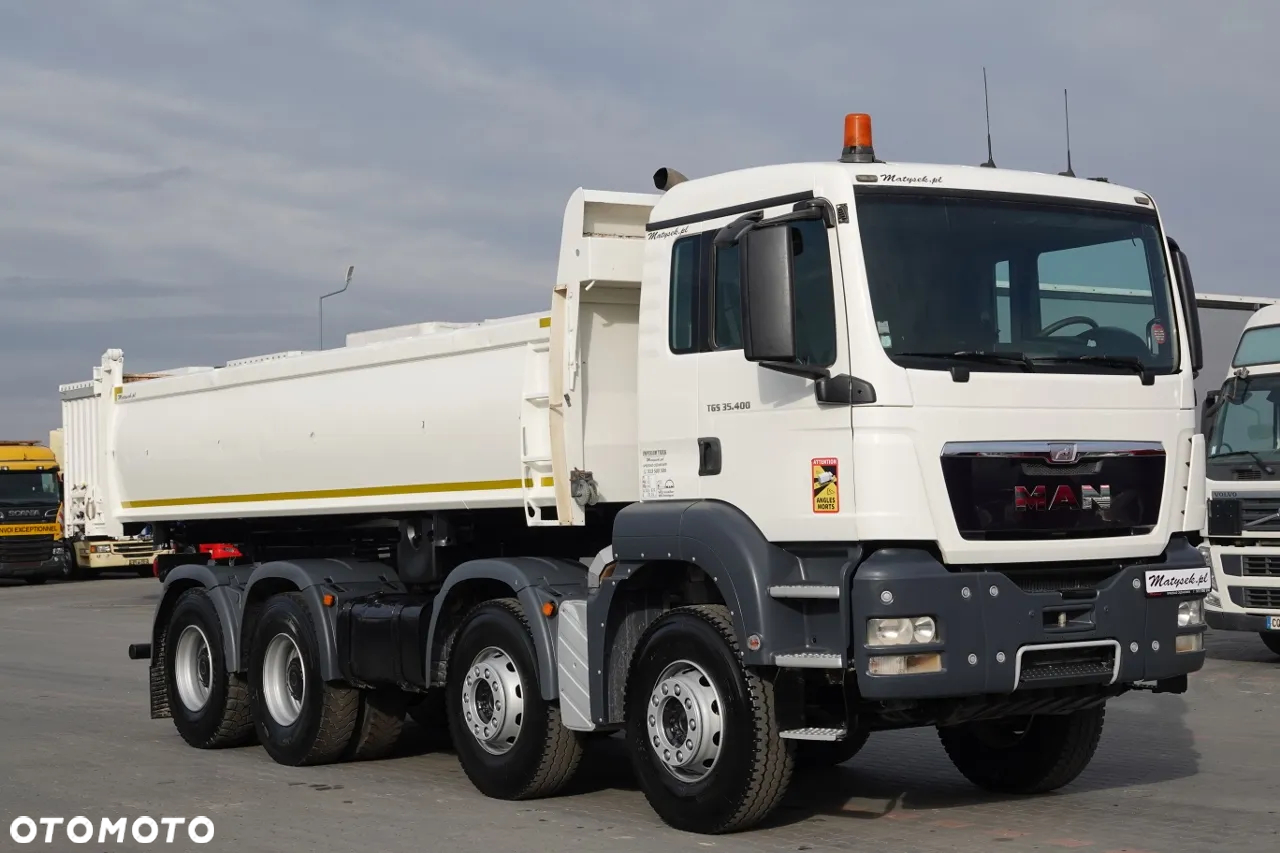 MAN TGS 35.400 / 8x4 / WYWROTKA / HYDROBURTA / BORDMATIK / EURO 5 EEV - 13