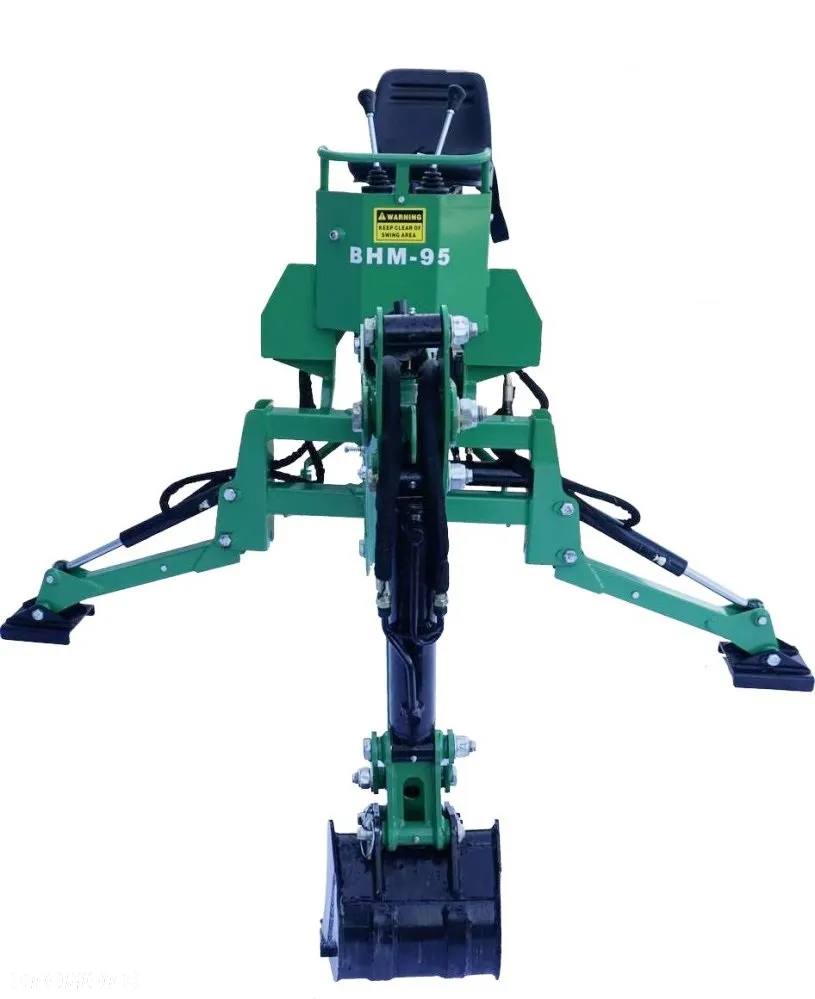 Koparka do ciągnika z własną pompą hydrauliczną BHM175 Mikrus Troll TRX Raty Transport - 2