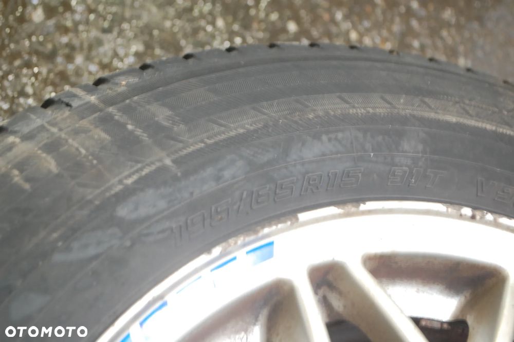 FELGI ALUMINIOWE ALUFELGI BBS 1H0601025AA 5X100 6.5J ET33 195/65R15 VW GOLF III SEAT SKODA AUDI - 8