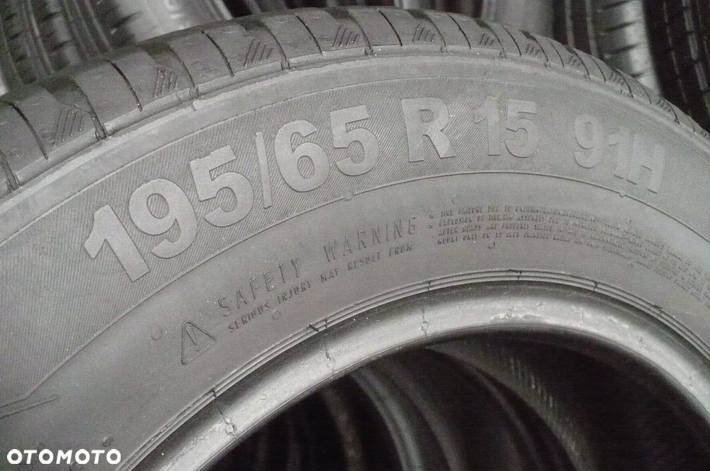 2x CONTINENTAL EcoContact 3 195/65R15 6,8mm 2022 - 2