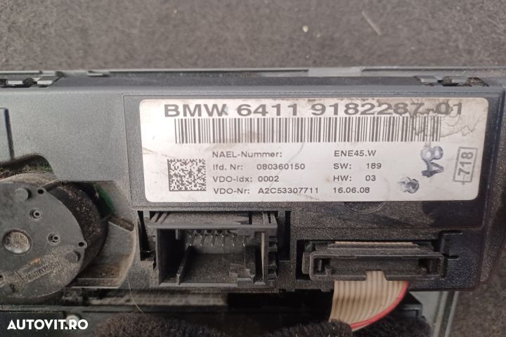 Comanda clima 64119182287-01  9182287 64119182287-01  9182287 BMW Ser - 3