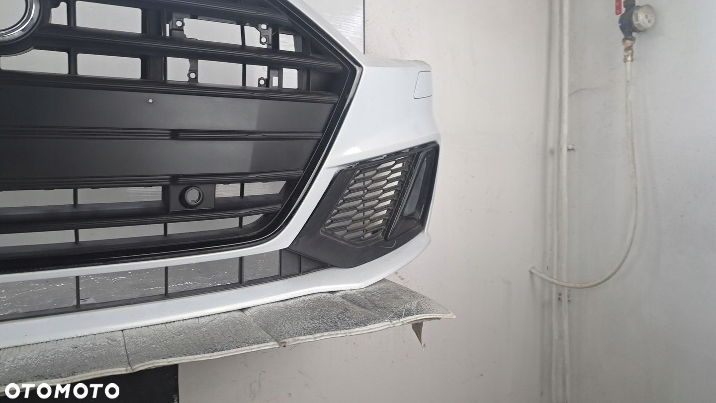 ZDERZAK GRILL AUDI A7 S-LINE BLACK 4K C8 4K8 2019-2023 OE KOMPLETNY - 4