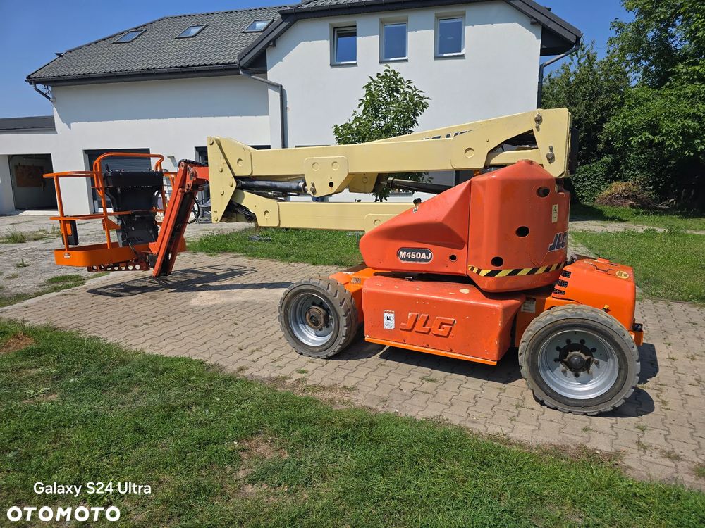 JLG M450AJ podnośnik przegubowo teleskopowy 16m Hybryda diesel+elektryczny //1267Mth// genie haulotte zwyżka Podnośnik koszowy podest ruchomy Access platform Cherry picker boom lift Koła nie brudzące - 29