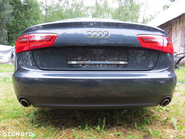 ZDERZAK TYŁ TYLNY HAK SEDAN LX5N AUDI A6 C7