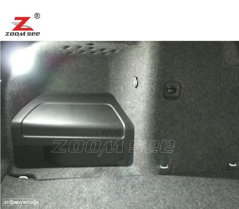 KIT COMPLETO DE 22 LÂMPADAS LED INTERIOR SKODA OCTAVIA MK 2 MKII BIENES 3T5 09-15 - 2