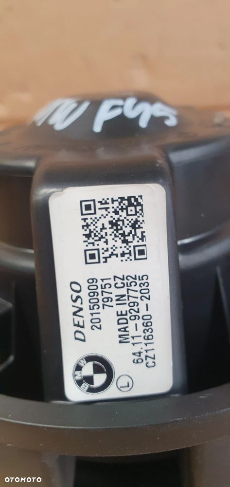 Wentylator silnik dmuchawy nagrzewnicy BMW 2 F45 Active Tourer 9297752 - 7
