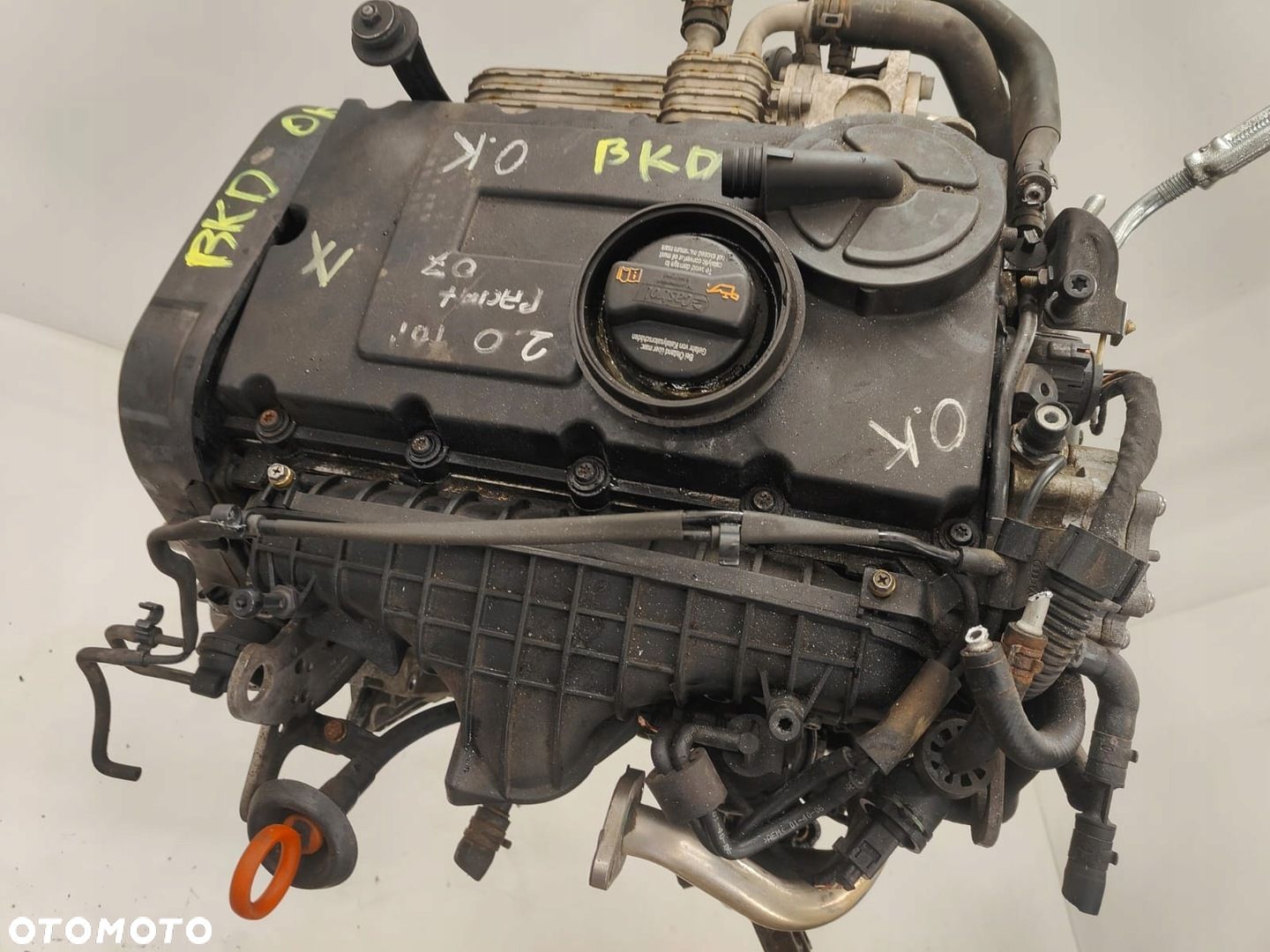 Volkswagen Audi Skoda 2.0 tdi oe BKD SILNIK KOMPLETNY Z WTRYSKAMI - 1