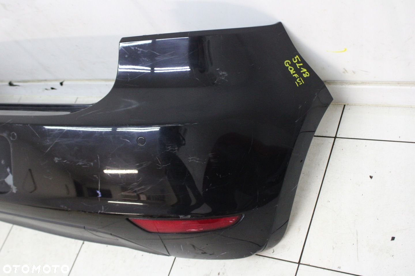 VW GOLF VI HB 08R- ZDERZAK TYŁ TYLNY PDC LC9X - 9