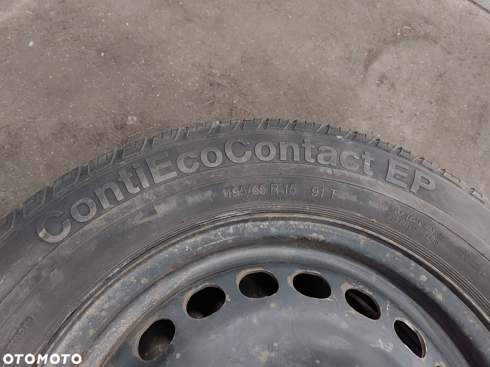 KOŁO FELGA OPONA ZAPAS 5x112 6Jx15 ET45 FI57,1 195/65R15 PASSAT B5 - 4