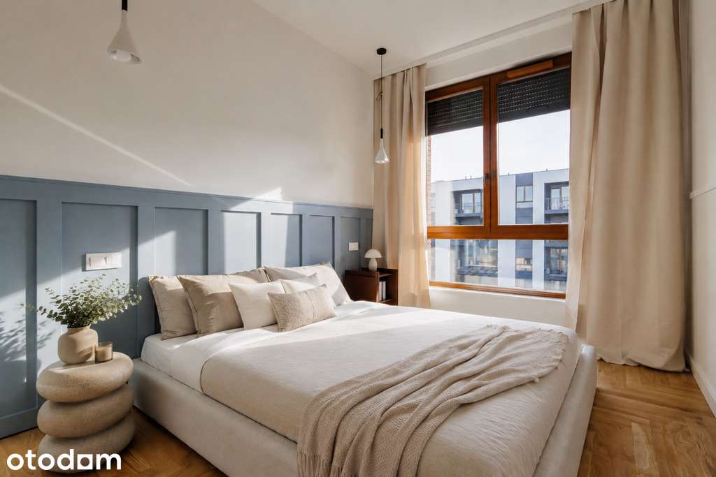 Designerskie 2 pokoje | Wilanów | balkon | klima