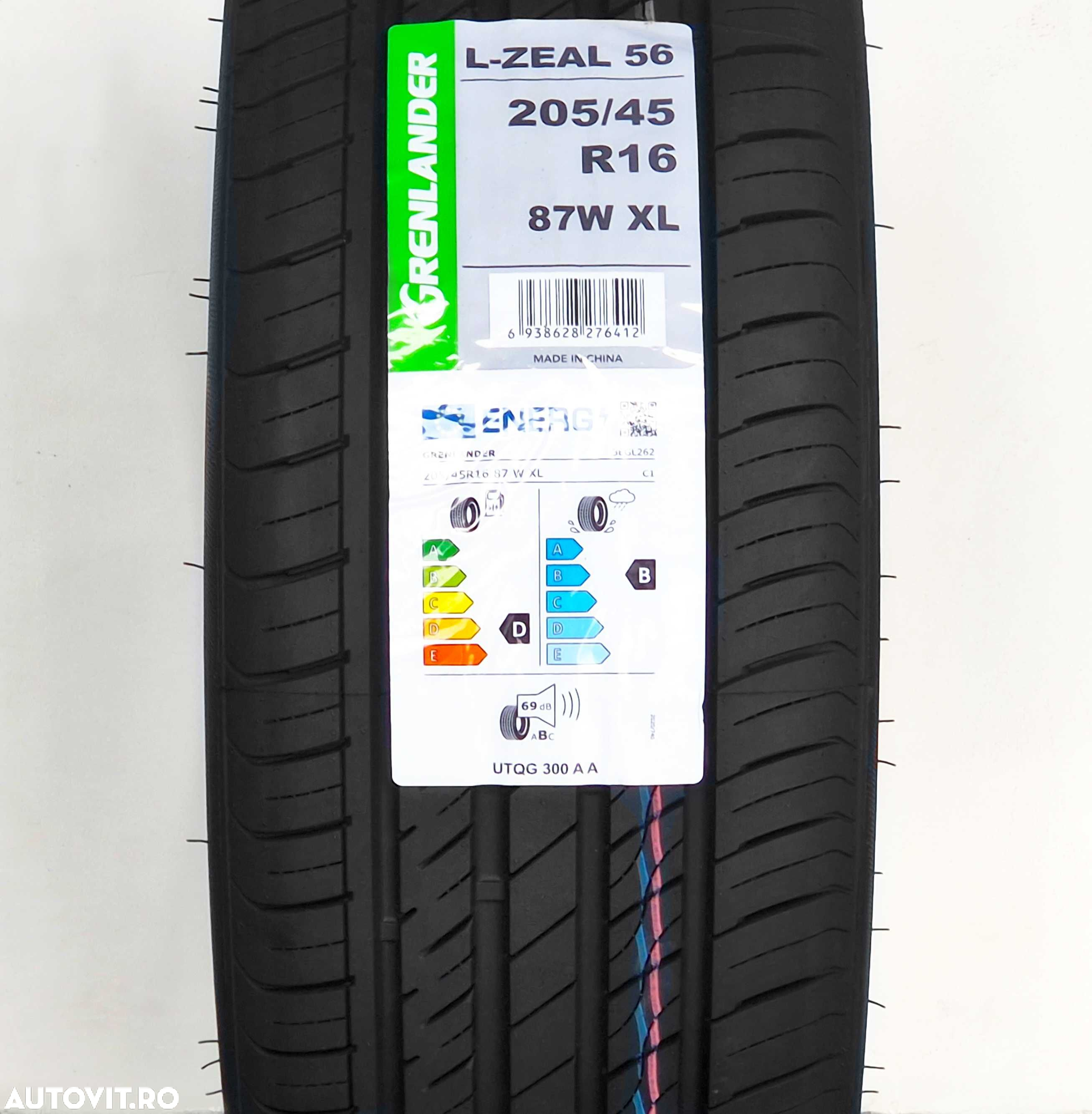 Anvelopa NOUA Vara 205/45 R16 Grenlander L-Zeal 56 87W XL M+ S - 2