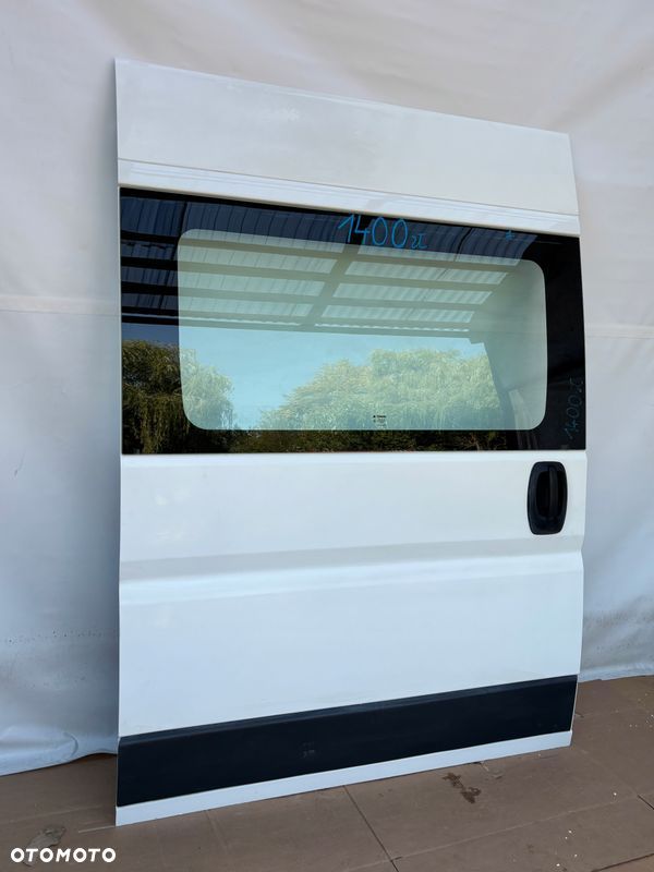 DUCATO JUMPER BOXER 06- drzwi suwane przesuwne suwane z szybą białe 140x195 - 2