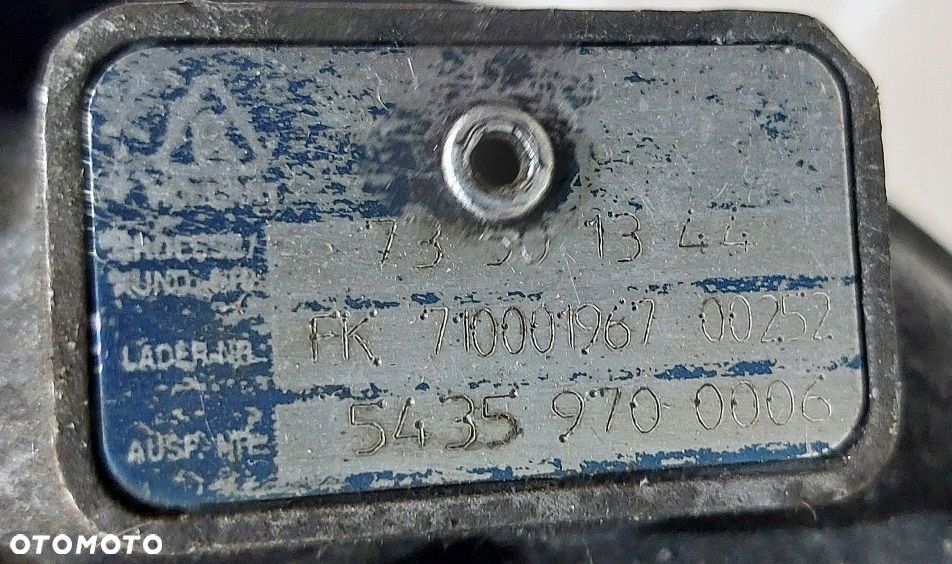 turbosprężarka turbina fiat opel corsa c 1.3 cdti 73501344 - 4