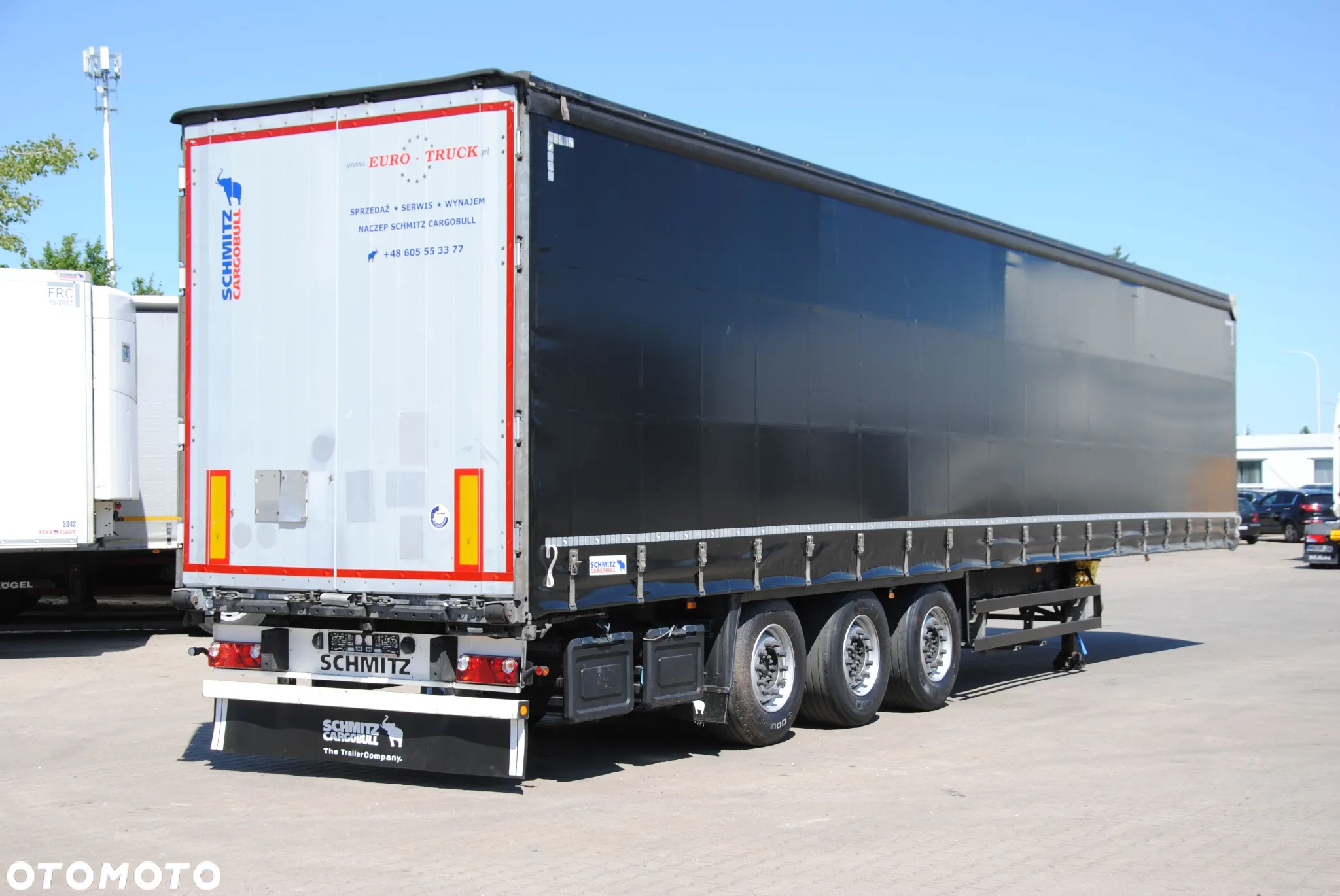 Schmitz Cargobull SCS kurtyna, podnoszona oś - 4