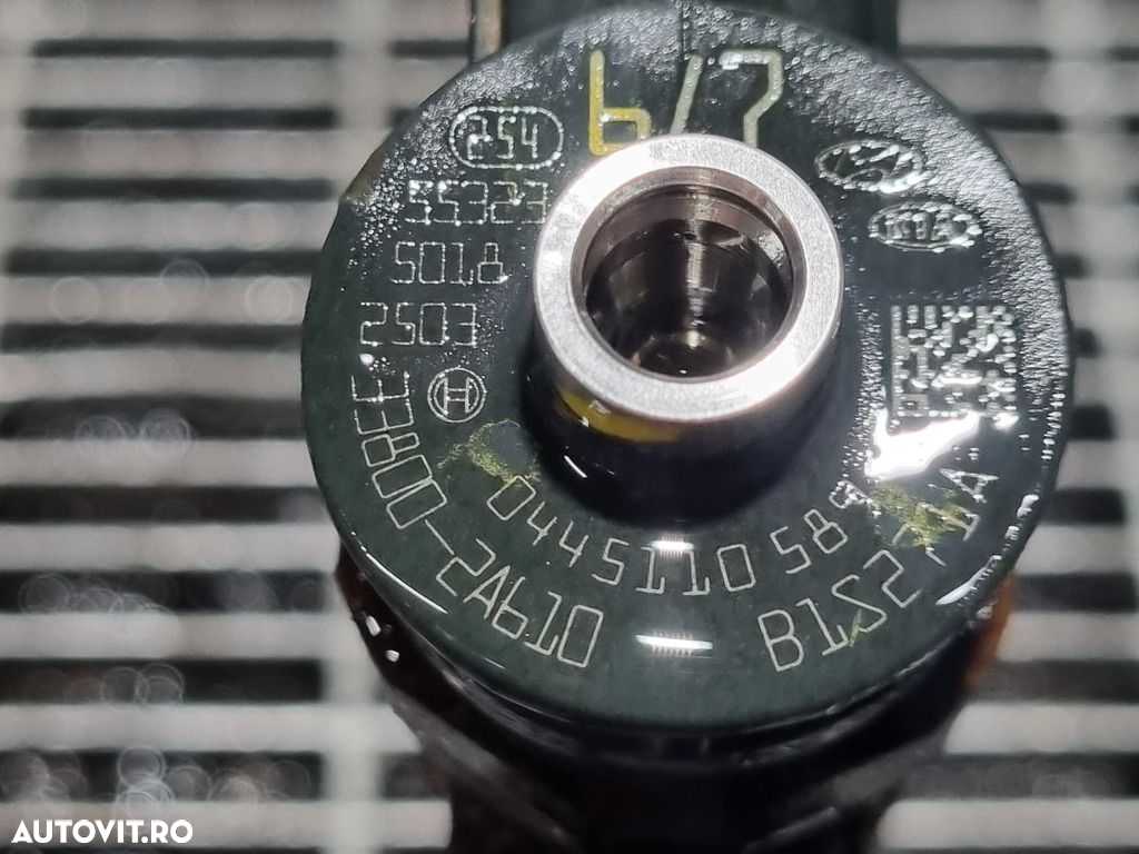 Injector Hyundai Tucson III 1.7 Diesel 2015 - 2018 116CP D4FD Euro5 (1293) 0445110589 - 4