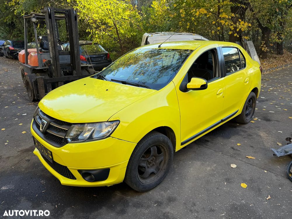 Dezmembrez Dacia Logan II 2015 galben 1,2 benzina - 2