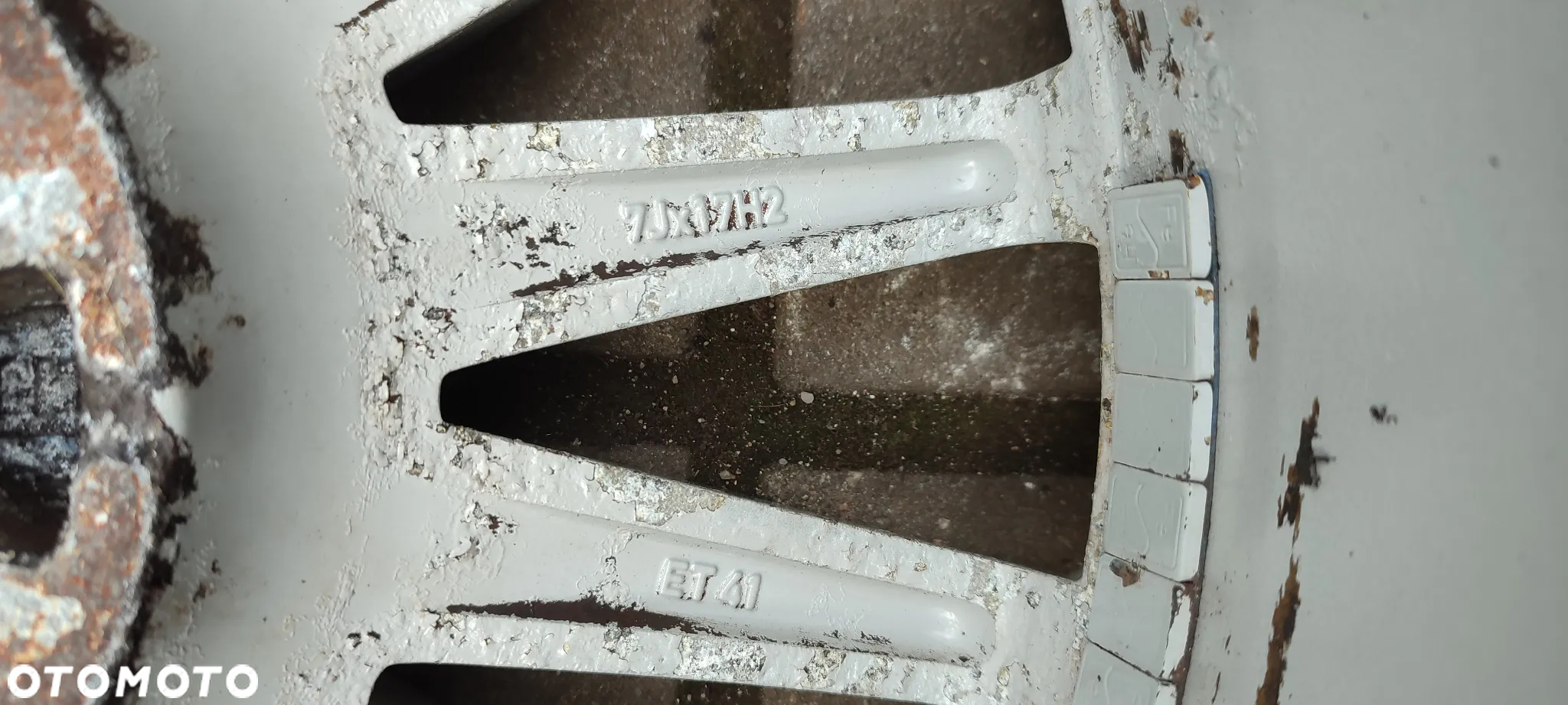 FELGI ALUMINIOWE 5X110 7Jx17 CALI ET41 OPEL VECTRA SIGNUM 4 SZTUKI KOMPLET - 8