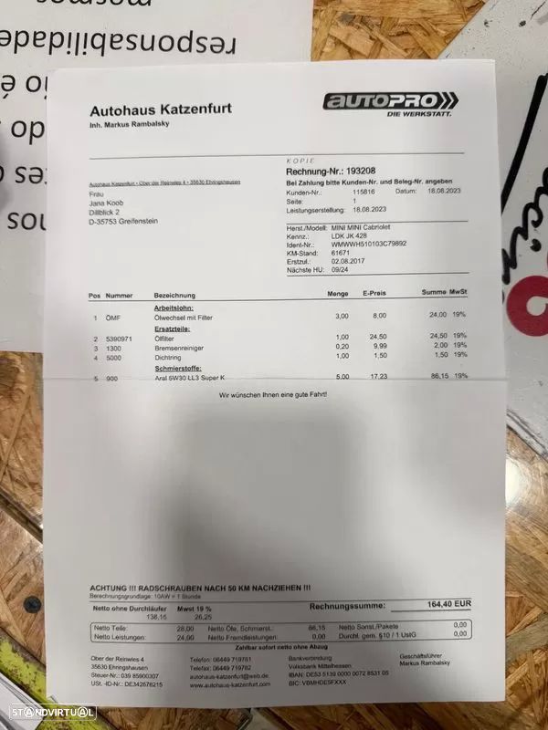 MINI Cabrio Cooper SD Auto Desportiva - 33