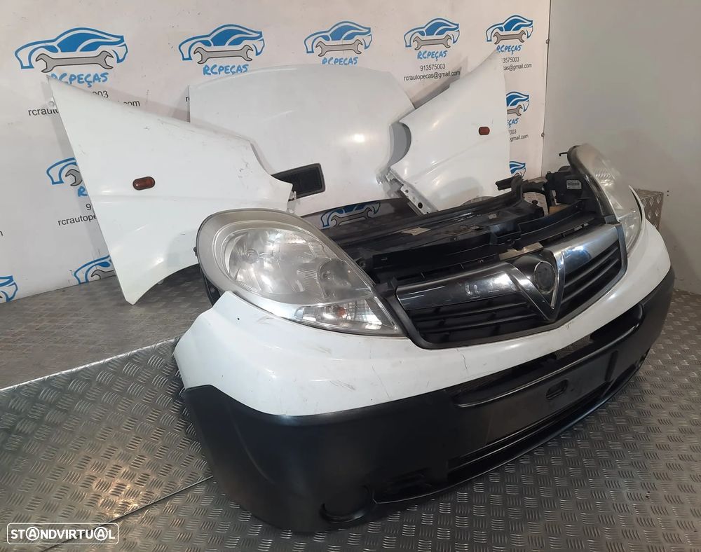 FRENTE COMPLETA OPEL VIVARO A FACELIFT CAPOT PARACHOQUES GUARDA-LAMAS OTICAS RADIADOR VENTILADOR FRENTE FIBRA REFORÇO - 4