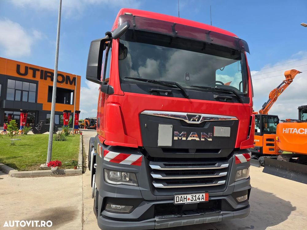 MAN TGX 18.470, 2021, 392.144km, KIT BASCULARE, AUTOMATA+INTARDER 6 trepte, anv 90% ok, jante aluminiu, FRIGIDER, goarne, 2 girofaruri, rulat doar in GERMANIA, posibilitate leasing 4 ani-STARE FOARTE BUNA-PROMOTIE 41.900 Eur+Tva - 1