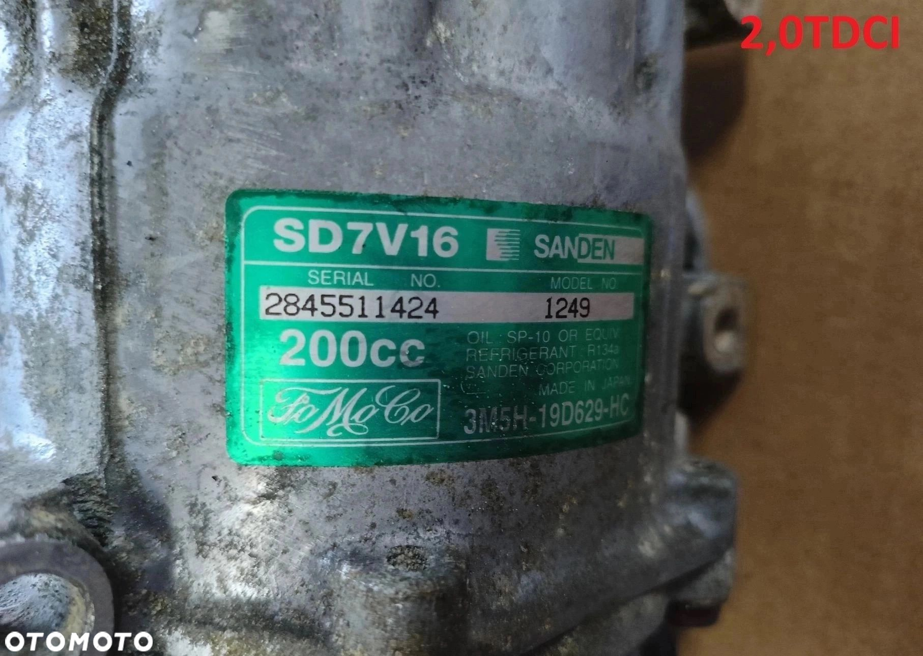 C MAX I pompa klimatyzacji sprężarka 1,8 16V benz. 1,6TDCI 2,0TDCI Focus MK2 Ford " - 6