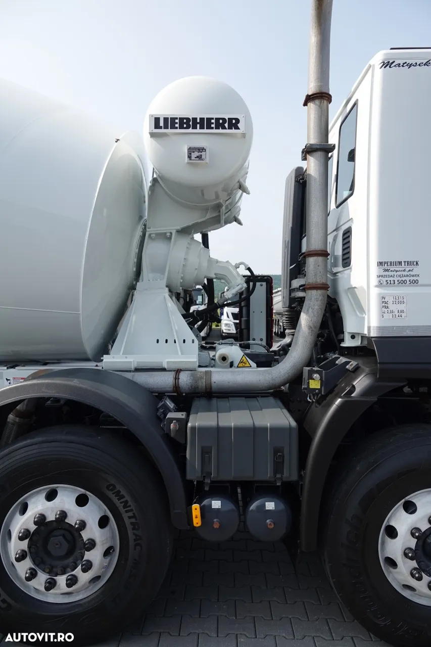 Scania TRAKKER 400 / 8X4 / 9 M3 BETONATOR / LIEBHERR / JANTE ALIE / EURO 6 - 17