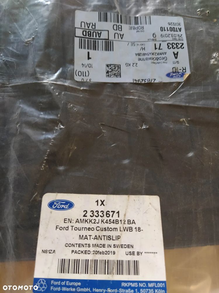 FORD TOURNEO CONNECT NOWA ORYGINALNA MATA BAGAŻNIKA ANTYPOŚLIZGOWA - 6